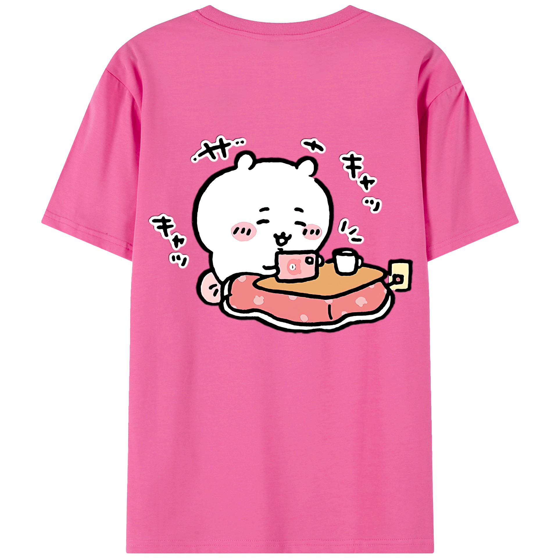 （画像用） ちいかわ ちいかわ Chii-kawa chiikawa レディース半袖Tシャツ(バックプリント)